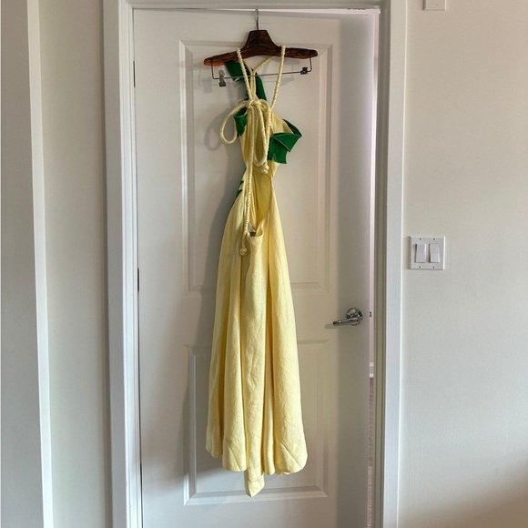 Farm Rio Palm Tree Cutwork Midi Dress - Picture 9 of 9